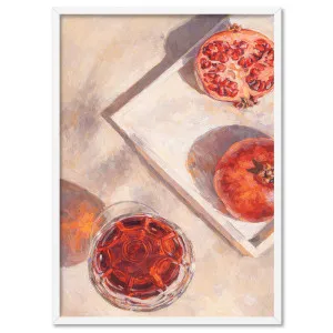 Pomegranate Cocktail - Art Print by Print and Proper, a Prints for sale on Style Sourcebook