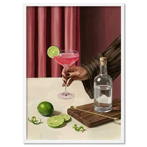 Cocktail Hour | Cosmopolitan - Art Print by Print and Proper, a Prints for sale on Style Sourcebook