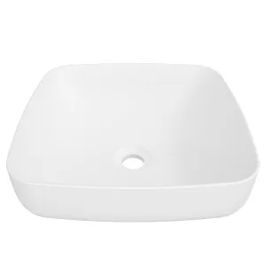 Addison Ceramic Basin 400mm White Matte by Timberline, a Basins for sale on Style Sourcebook