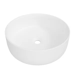 Allure Ceramic Basin 360mm White Matte by Timberline, a Basins for sale on Style Sourcebook
