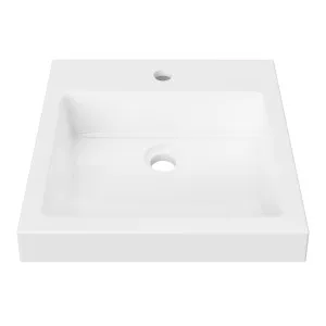 Cove Grand Basin Mineral Composite 460mm White Gloss by Timberline, a Basins for sale on Style Sourcebook