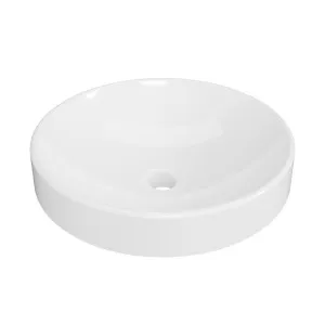 Corrida Mineral Composite Basin 430mm White Gloss by Timberline, a Basins for sale on Style Sourcebook