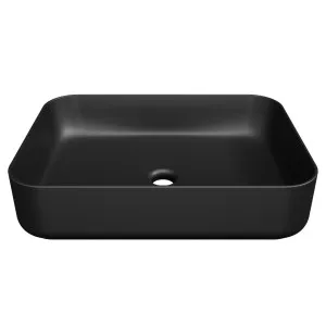 Enchant Ceramic Basin 500mm Black Matte by Timberline, a Basins for sale on Style Sourcebook