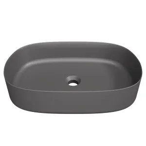 Myrtle Ceramic Basin 550mm Anthracite by Timberline, a Basins for sale on Style Sourcebook