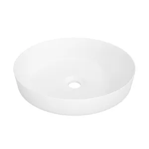 Radius Ceramic Basin 400mm White Matte by Timberline, a Basins for sale on Style Sourcebook