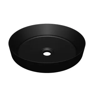 Radius Ceramic Basin 400mm Black Matte by Timberline, a Basins for sale on Style Sourcebook