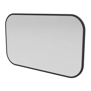 Jazz Arch Frame Mirror 1030mm x 630mm, Black Satin by Timberline, a Vanity Mirrors for sale on Style Sourcebook