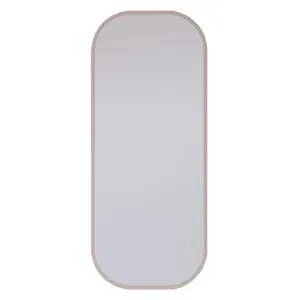 Jazz Arch Frame Mirror 430mm x 1030mm, Grey Beige Satin by Timberline, a Vanity Mirrors for sale on Style Sourcebook