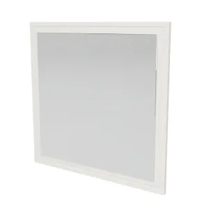Miami Classic Mirror 750mm, White Satin by Timberline, a Vanity Mirrors for sale on Style Sourcebook