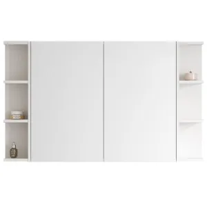 Boston Shaving Cabinet 1200mm, White Satin by Timberline, a Shaving Cabinets for sale on Style Sourcebook