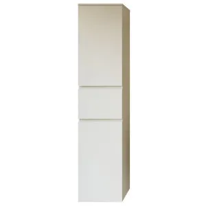 Fraser Tallboy 400mm Wall Hung, Grey Beige Satin by Timberline, a Bathroom Storage Cabinets for sale on Style Sourcebook