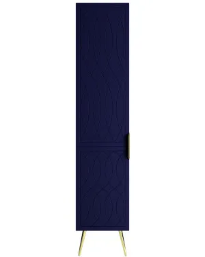 Sutherland House Collection Storage Cabinet 400mm On Legs, Navy Blue Satin by Timberline, a Bathroom Storage Cabinets for sale on Style Sourcebook