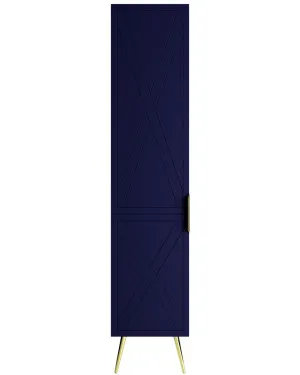 Sutherland House Collection Storage Cabinet 400mm On Legs, Navy Blue Satin by Timberline, a Bathroom Storage Cabinets for sale on Style Sourcebook
