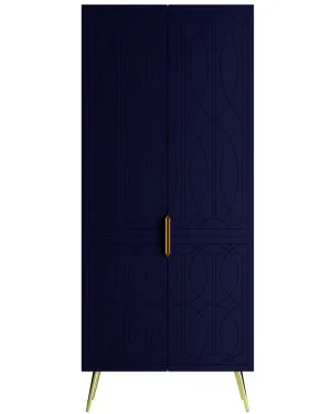 Sutherland House Collection Storage Cabinet 800mm On Legs, Navy Blue Satin by Timberline, a Bathroom Storage Cabinets for sale on Style Sourcebook