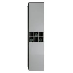 St Clair Tallboy 400mm Wall Hung, Dark Grey Satin by Timberline, a Bathroom Storage Cabinets for sale on Style Sourcebook