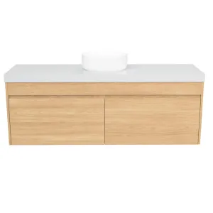 Alpine Vanity 1500mm Centre WG Basin Freedom AC Top Wall hung, Elegant Oak by Timberline, a Vanities for sale on Style Sourcebook