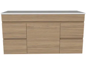 Bargo Vanity 1200mm Centre WG Basin SilkSurface AC Top Wall hung, Prime Oak by Timberline, a Vanities for sale on Style Sourcebook