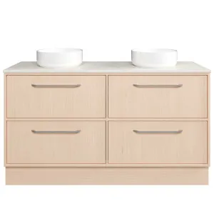Taro Vanity 1500mm Double WG Basins SilkSurface AC Top Floor standing, Victorian Ash TrueScale™ by Timberline, a Vanities for sale on Style Sourcebook