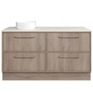 Taro Vanity 1500mm Left WG Basin SilkSurface AC Top Floor standing, Cannolo Cremona Oak by Timberline, a Vanities for sale on Style Sourcebook