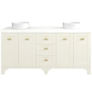 Windsor Vanity 1800mm Double WG Basins Freedom AC Top Floor standing, Grey Beige Satin by Timberline, a Vanities for sale on Style Sourcebook