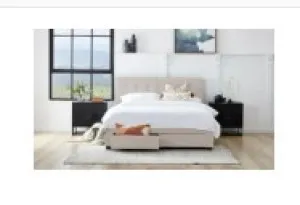 Emily bed natural  by Focus On Furniture, a Beds & Bed Frames for sale on Style Sourcebook
