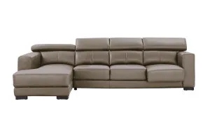 Arizona leather 4 seat chaise lounge by Focus On Furniture, a Sofas for sale on Style Sourcebook