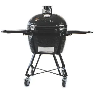 Primo Oval Large Charcoal All-In-One Ceramic Grill Black PGCLGCG by Primo, a BBQs for sale on Style Sourcebook