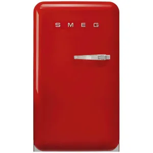 Smeg 50s Retro Style Happy Bar Fridge Left Hinge Red FAB10HLRD6 by Smeg, a Refrigerators, Freezers for sale on Style Sourcebook