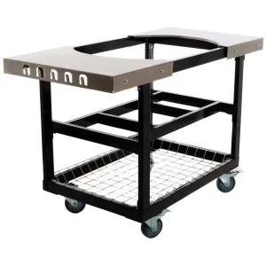 Primo Ceramic Grills XXL Cart with Basket and Shelves Suits XXL Series Grill Black PG00372 by Primo, a BBQs for sale on Style Sourcebook