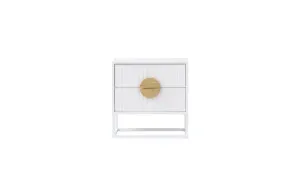 Milton bedside table by Focus On Furniture, a Beds & Bed Frames for sale on Style Sourcebook