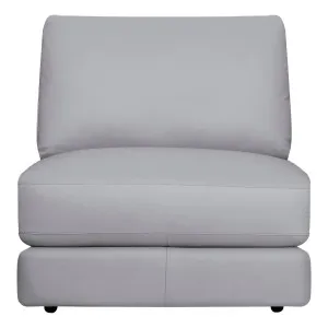 Temple Sofa Single Extension in Leather Pewter by OZ Design, a Sofas for sale on Style Sourcebook