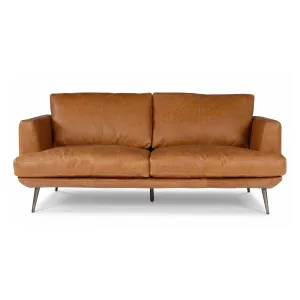 Delma 2.5 Seater Leather Sofa, Natural Tan by Schots, a Sofas for sale on Style Sourcebook