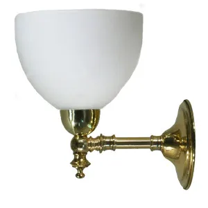 Waubra Wall Light with Decatron Shade, Polished Brass by Lighting Inspirations, a Pendant Lighting for sale on Style Sourcebook