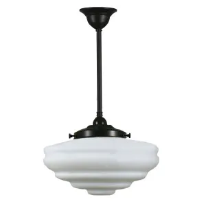 Chateau Opal Matte on Rod Set 1/2'' x 1/2m, Patina by Lighting Inspirations, a Pendant Lighting for sale on Style Sourcebook