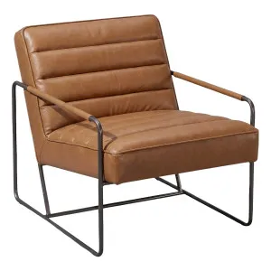 Hilda Leather Armchair, Roche Tan by Schots, a Chairs for sale on Style Sourcebook