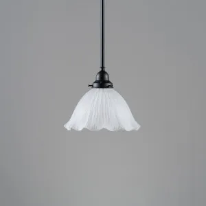 8044 Hallophane 9'' Frost on Rod Set 1/2'' x 1/2m - Patina by Lighting Inspirations, a Pendant Lighting for sale on Style Sourcebook