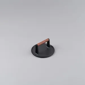 17.5cm Cast Iron Steak Press, Black by Schots, a BBQs for sale on Style Sourcebook