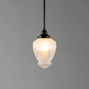 Cambridge Small Shade with 1/2'' x 1/2m Rod Set - Patina by Lighting Inspirations, a Pendant Lighting for sale on Style Sourcebook