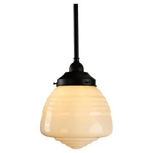 Domec Opal Gloss Glass on Rod Set 1/2'' x 1/2m, Patina by Lighting Inspirations, a Pendant Lighting for sale on Style Sourcebook