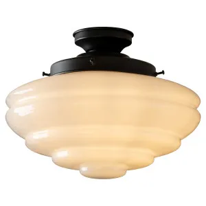Chateau Opal Gloss Glass Batten Fix, Patina by Lighting Inspirations, a Pendant Lighting for sale on Style Sourcebook
