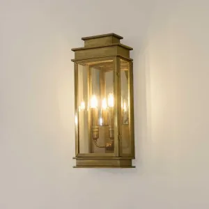 Regal Outdoor Wall Light Antique Brass by Emac & Lawton, a Outdoor Lighting for sale on Style Sourcebook