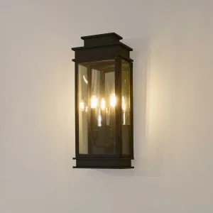 Regal Outdoor Wall Light Black by Emac & Lawton, a Outdoor Lighting for sale on Style Sourcebook