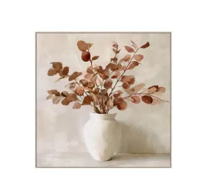 Organic Neutrals Wall Art Canvas 80cm x 80cm by Luxe Mirrors, a Prints for sale on Style Sourcebook