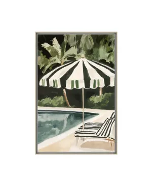 Palm Beach Afternoon Wall Art Canvas 80cm x 120cm by Luxe Mirrors, a Prints for sale on Style Sourcebook