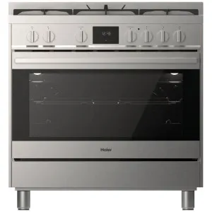 Haier 90cm 300 Series Gas Freestanding Cooker Stainless Steel HOR90S8MSX2 by Haier, a Ovens for sale on Style Sourcebook