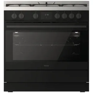 Haier 90cm 500 Series Gas Freestanding Cooker Black HOR90S11MBX2 by Haier, a Ovens for sale on Style Sourcebook