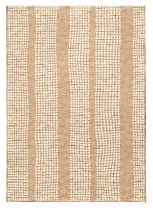 Joni Beige Cream Dot Pattern Washable Rug by Miss Amara, a Contemporary Rugs for sale on Style Sourcebook