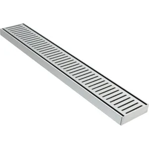 Lauxes NXT26 Grate Silver 3000x100x26 by BEAUMONTS, a Shower Grates & Drains for sale on Style Sourcebook