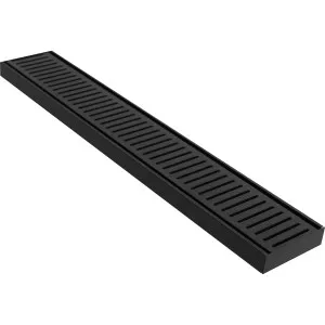 Lauxes NXT26 Grate Midnight 3000x100x26 by BEAUMONTS, a Shower Grates & Drains for sale on Style Sourcebook