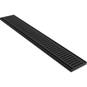 Lauxes NXT14 Grate Midnight 5600x100x14 by BEAUMONTS, a Shower Grates & Drains for sale on Style Sourcebook